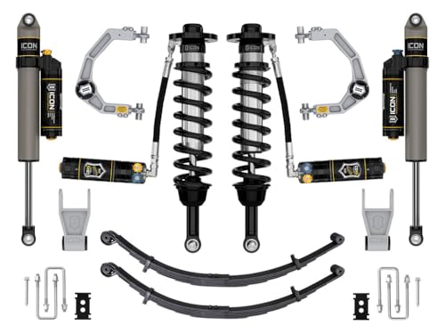 2021-2024 Ford F-150 Tremor ICON, 2.5-3" Lift, Stage 4 Suspension System, Billet, CDXS, w/Leaf Packs