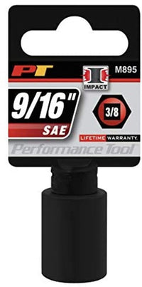 M895 Performance Tool 3/8-Inch 9/16-Inch Impact Socket