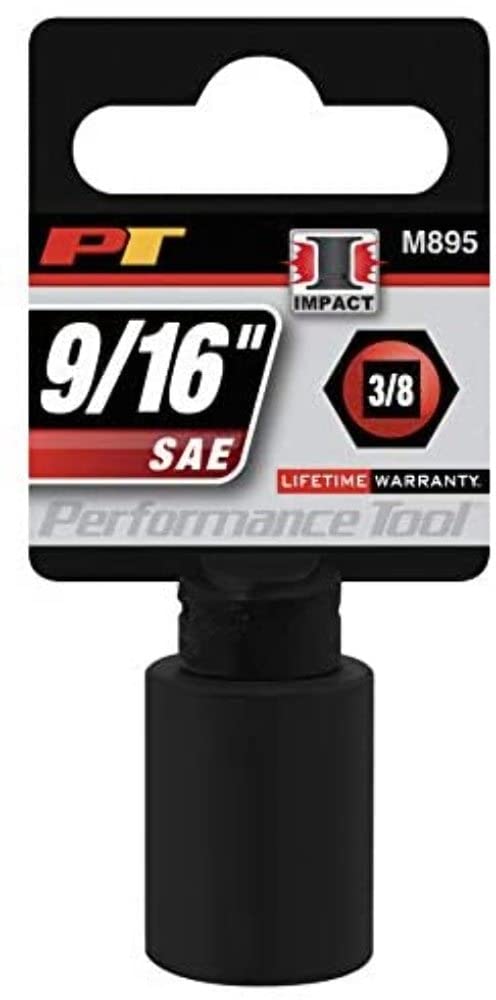 M895 Performance Tool 3/8-Inch 9/16-Inch Impact Socket
