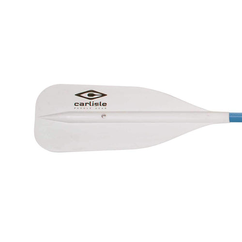 Canoe Paddle Carlisle Standard with Polypropylene Blade and Aluminum Shaft (White and Blue, 57 Inches)