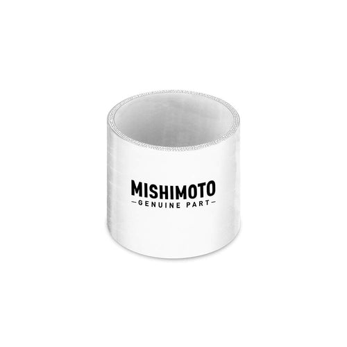 2.5" Mishimoto Straight Coupler, White