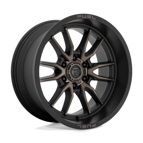 D762 CLASH FUEL OFF-ROAD 18X9, 6X135, 4.53, 12mm MATTE BLACK DOUBLE DARK TINT - D76218908945