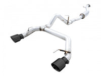 2021+ Ford Bronco AWE Tuning 0FG Dual Rear Exit Exhaust w/Diamond Black Tips & Bash Guard - 3015-33456