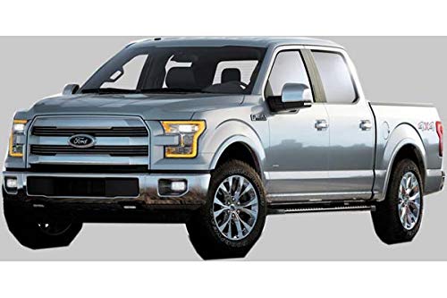 Black Horse Off Road 4 Pieces BH-DH245 Chrome ABS Keyhole Driver-side only No Smart Key Exterior Door Handle Cover Trims