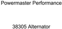Chrome Powermaster 38305 Alternator (6G 200A 6 Groove Pulley Large Frame V Mating I-FR-AS Regular)