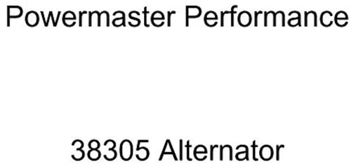 Chrome Powermaster 38305 Alternator (6G 200A 6 Groove Pulley Large Frame V Mating I-FR-AS Regular)