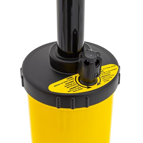 AIRHEAD Hand Pump Double Action – Manual Air Pump for Inflatables, Towables & Floats – Inflates on Up & Down Stroke – Up to 14 PSI – 5ft Locking Hose + 4 Valve Fittings