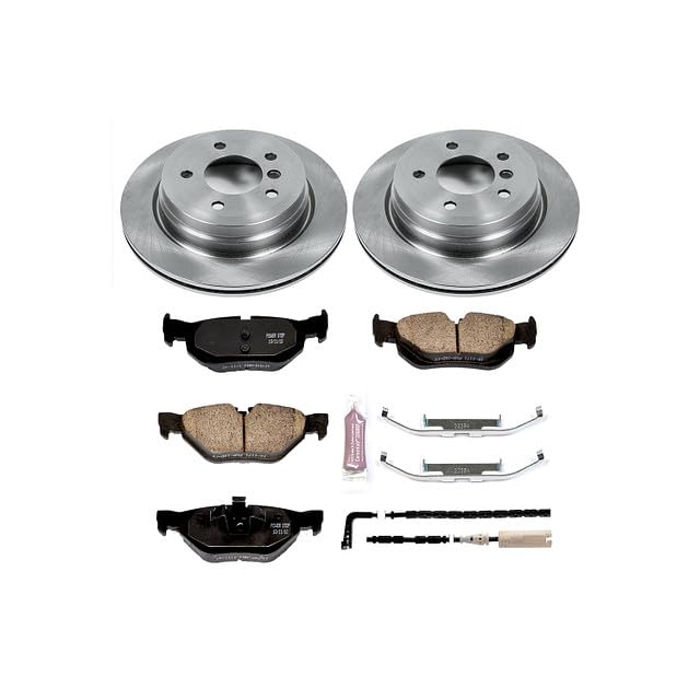 Power Stop Autospecialty KOE3001 Rear Replacement Brake Kit-OE Brake Rotors & Ceramic Brake Pads
