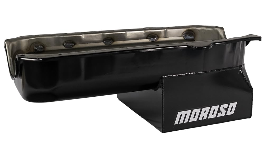 8" Oval Track Oil Pan Moroso for Chevy Small-Block Engines