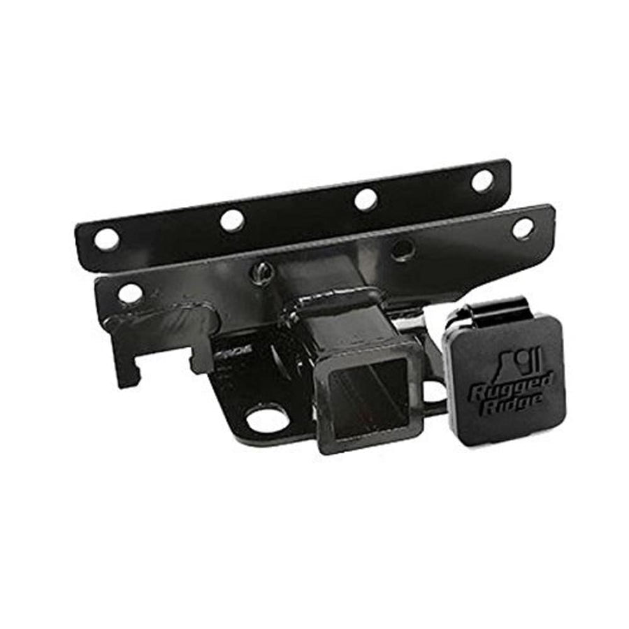 Trailer Hitch Kit Rugged Ridge 11580.61; Rugged Ridge Logo 07-18 Jeep Wrangler JK