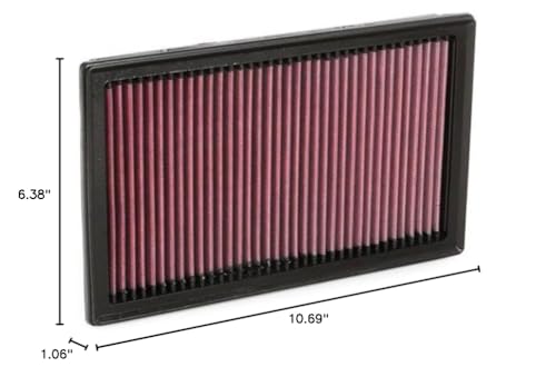 K&N Engine Air Filter: Premium, Reusable, Washable, Clean Every 75,000 Miles, Replacement Car Air Filter: Compatible with 2002-2008 MINI Cooper S, 33-2270