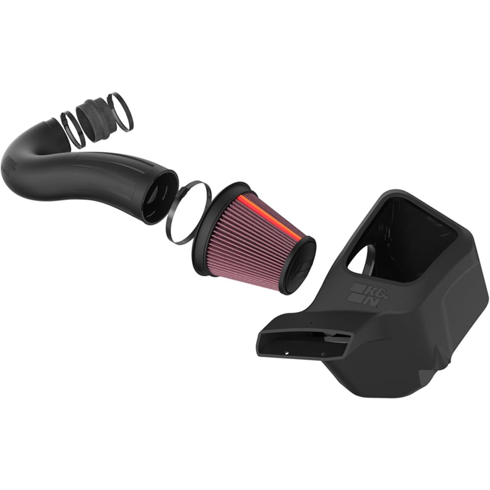 Cold Air Intake System K&N NextGen: High-Flow Cotton Filter: Compatible with 2011-2025 DODGE/JEEP: Durango, Grand Cherokee, 50-1563