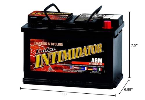 AGM Deka 9A48 Intimidator Battery