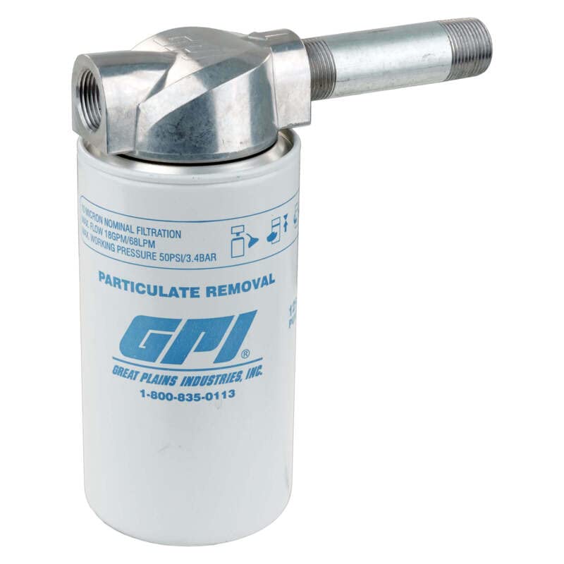 18 GPM GPI - 10 Micron Particulate Filter Kit with 3/4-inch NPT Aluminum Adapter (GPI Genuine Accessory 129500-06)