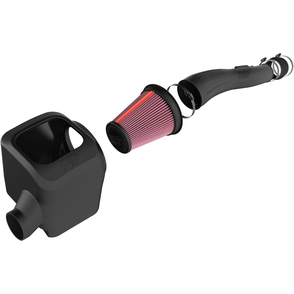 NextGen K&N Cold Air Intake System: High-Flow Cotton Filter: Compatible with 2016-2023 TOYOTA: Tacoma 2016-2023, 50-9039
