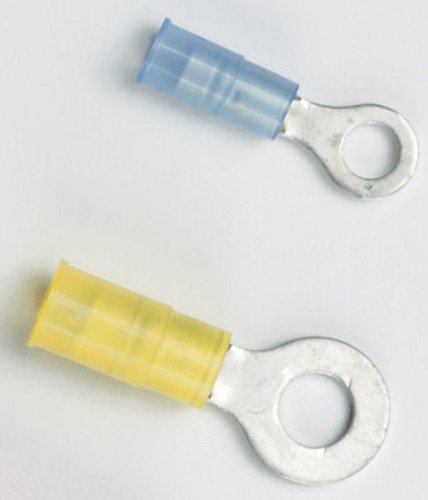 25 PER PACK RING TERMINALS-12-10 Ring Terminal, 3/8 Screw, Pkg of 25