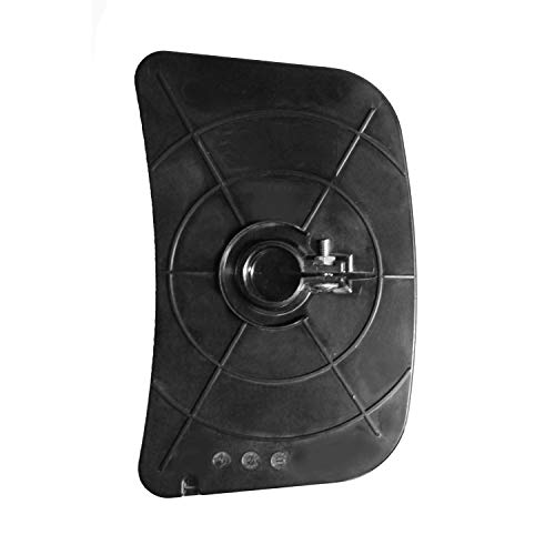 Left-Hand K Source 80732GLH Glass Assembly for Snap & Zap 80730 – Flat Lens Replacement Side View Mirror Glass