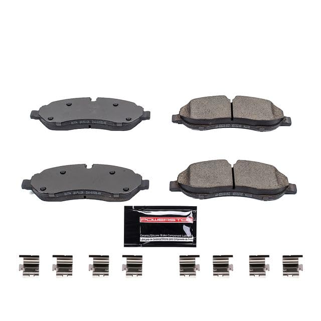 Power Stop Z23-1774 Z23 Evolution Sport Carbon Fiber Infused Ceramic Brake Pads with Hardware For Ford Transit-150, Ford Transit-250, Ford Transit-350, Ford Transit-350 HD [Model Specific]