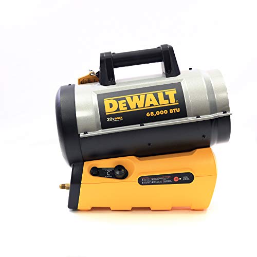 Hybrid DEWALT 68,000 BTU Portable Forced Air Propane Heater, Yellow (DXH70CFAV) - Canada
