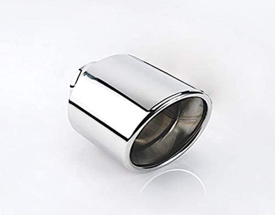 Dt-24053c-6 Different Trends 4.75in Oval Round Double Wall Ss Exhaust Tip 2.25in Id / 4.75inx4.25in Od