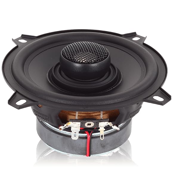 E-5.25CX Sundown Audio 5.25" Coaxial Car Speakers - 2-Way Full Range System with Titanium Tweeters - 50W RMS, 4-Ohm - Direct OEM Replacement, Easy 2.5" Mount, Grilles for Clear Audio