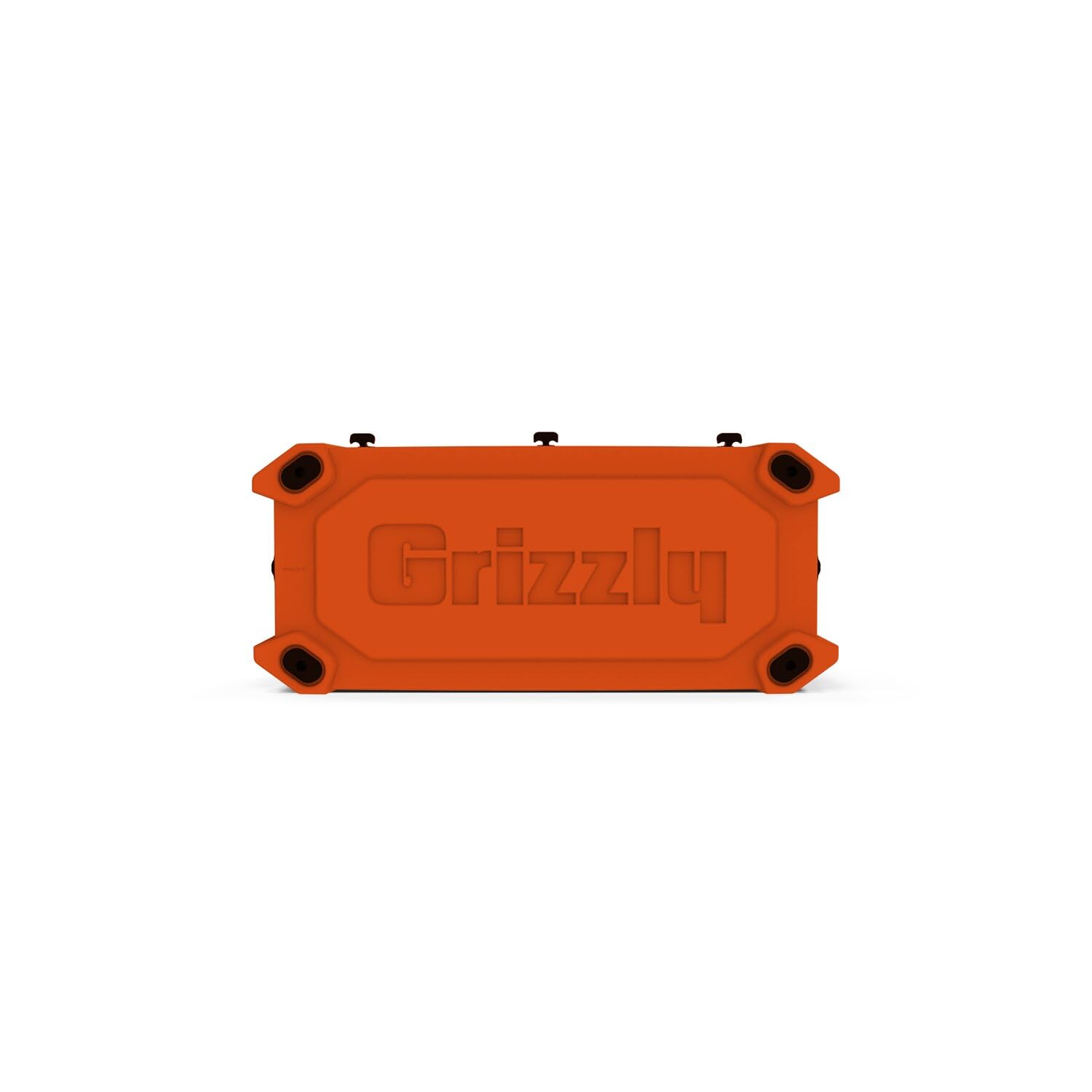 100 Cooler Grizzly | 100 qt Ice Chest Durable Rotomolded Insulated | Made in USA | Warranty for Life | for Beach Boat Camping Fishing Hunting | G100 | Orange