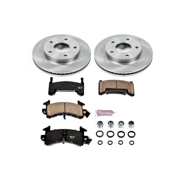 POWERSTOP Autospecialty KOE3003 Front OR Rear Replacement Brake Kit-OE Brake Rotors & Ceramic Brake Pads
