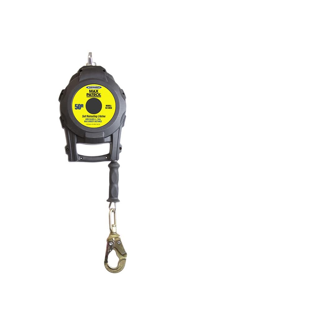 50ft Max Patrol Self-Retracting Lifeline, R410050 Galvanized Cable