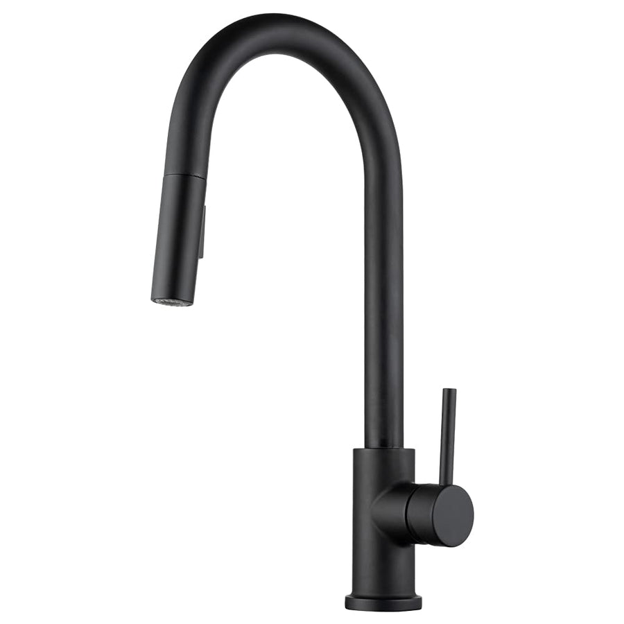 Dura Faucet Streamline RV Touch Sensor Pull-Down Kitchen Sink Faucet - Matte Black
