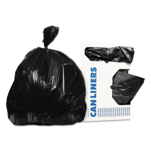 Can Liners Low-Density, 33 gal, 0.65 mil, 33 x 39, Black, 250/Carton