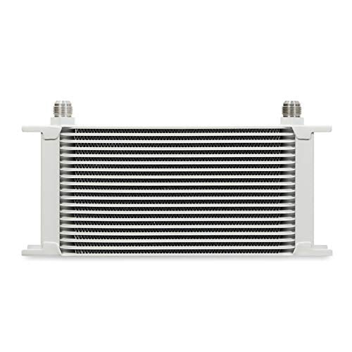 Mishimoto Universal 19 Row Oil Cooler, MMOC-19WT White