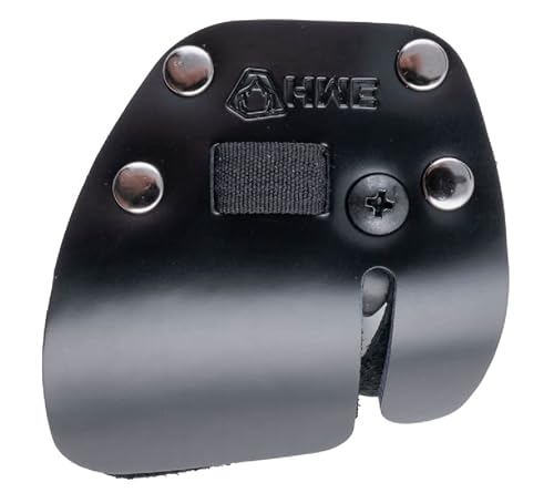HME Bow Hunting Archery 1/8" Leather Finger Protector Finger Tab for Recurve Bows, Right Hand Only