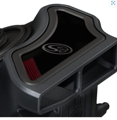 Cold Air Intake S&B Filters 75-5128 For 2019 Silverado/Sierra 1500 5.3L & 6.2L (Oiled Cleanable, 8-ply Cotton Filter)