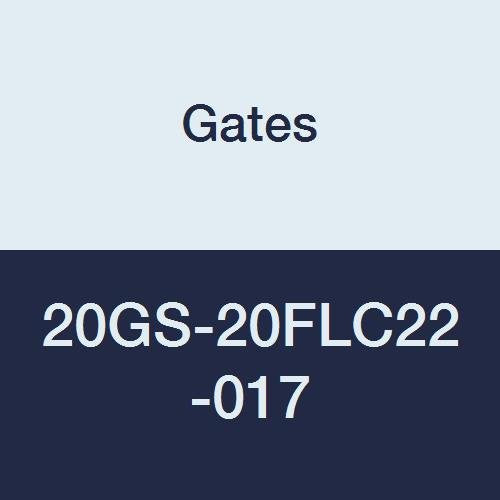 GlobalSpiral Couplings Gates 20GS-20FLC22-017, Caterpillar Style O-Ring Flange, Zinc Plated Carbon Steel, 7.28", 22 1/2° Bent Tube, 1 1/4" ID