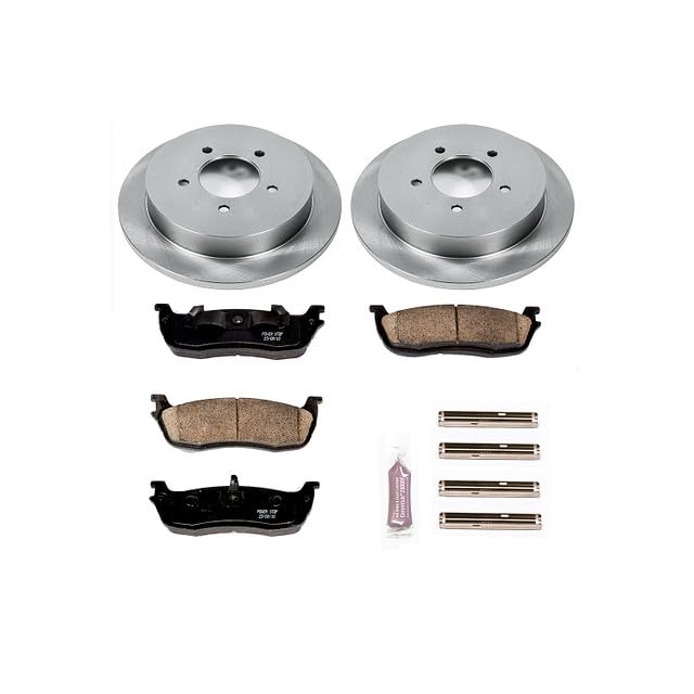Power Stop Autospecialty KOE1872 Rear Replacement Brake Kit-OE Brake Rotors & Ceramic Brake Pads