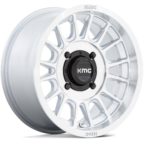 KMC KS138 Powersports 15X7 4X137 SLV-MACH-FC 10MM - KS138SD15704810