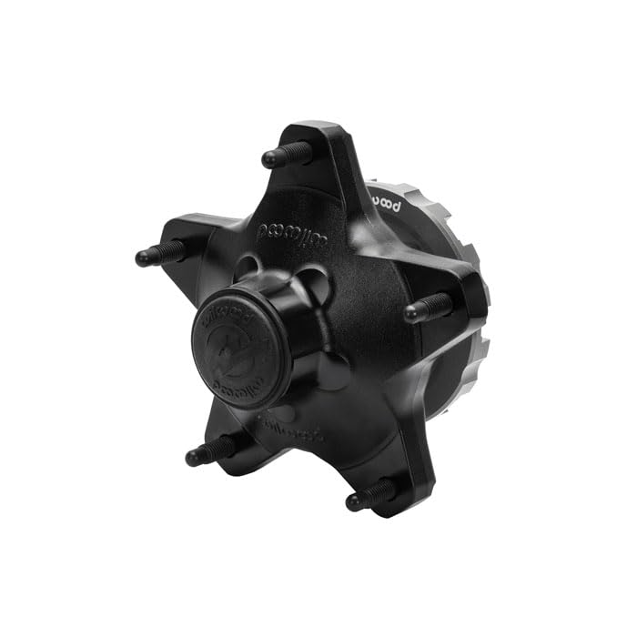 Starlite 55XD Wilwood 270-17462C Wheel Hub - Front - Wide 5 - Direct Mount - Standard Races - Aluminum - Black Paint - Each