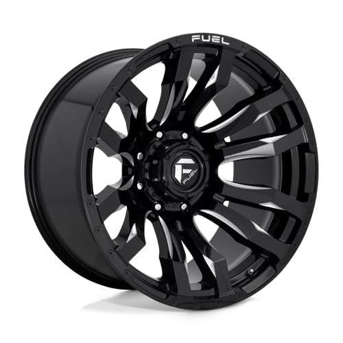 1PC Fuel D673 22X12 8X6.5 GL-BLK-MIL -44MM - D67322208247