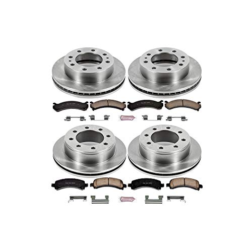 Power Stop Autospecialty KOE2075 Front and Rear Replacement Brake Kit-OE Brake Rotors & Ceramic Brake Pads
