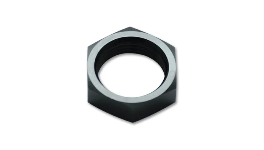 Bulkhead Nut, Vibrant Power 10697, -20 AN, Aluminum, Black Anodized, each