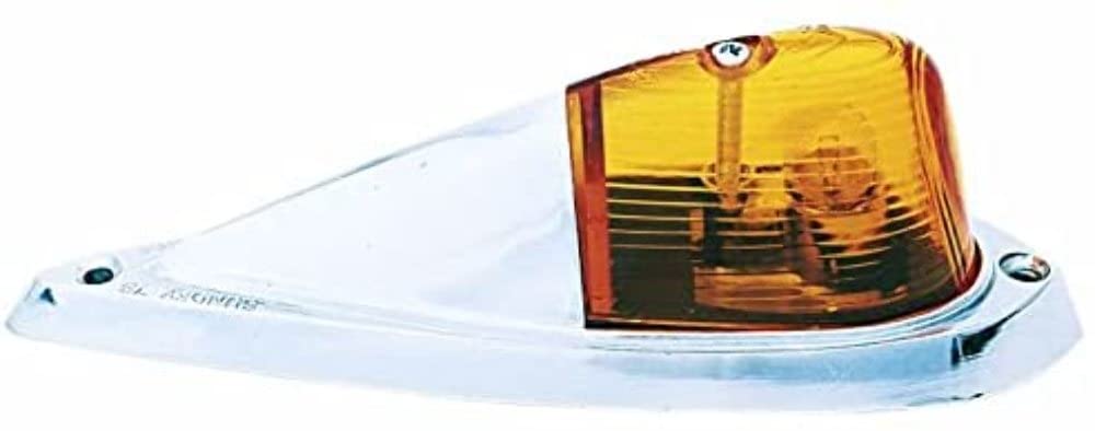 Light Chrome Peterson Manufacturing V109A 7.875"x2.875" LED Strobe Light (Inc M/C P2 Oblige Cab Fin), 1 Pack