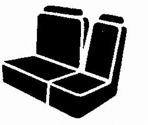 Fia GRAY TR48 Custom Fit Front Seat Cover Split Seat 40/20/40 - Saddle Blanket, (Gray)