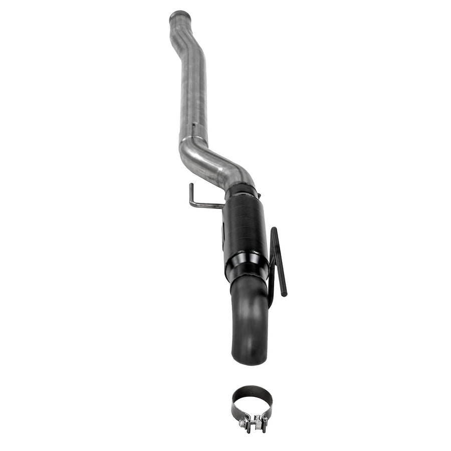 Outlaw Extreme Flowmaster 817958 Cat-Back Exhaust Kit 3 Inch 409 Stainless Steel Black Single Dump Style Turndown Compatible with 2020-2024 Jeep Gladiator JT 3.6L V6