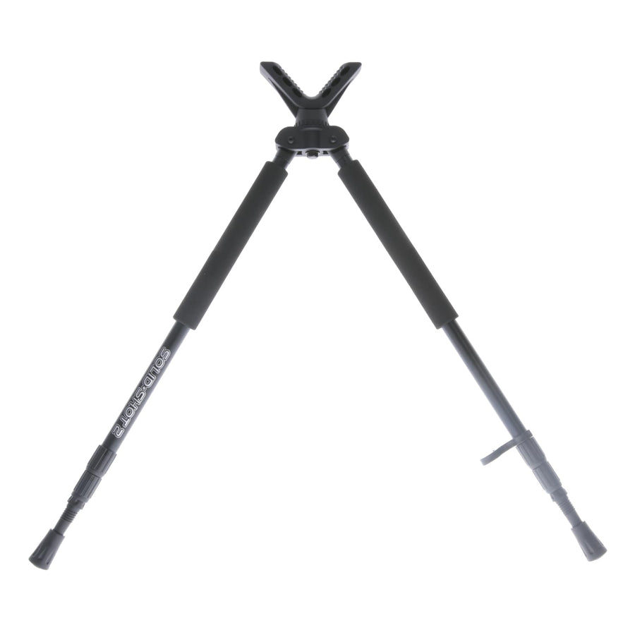 TRUGLO Solid Shot Adjustable Versatile Durable Collapsible Rifle Shooting & Crossbow Hunting Bipod w/Rotating Head Design - 21-40 in. Length
