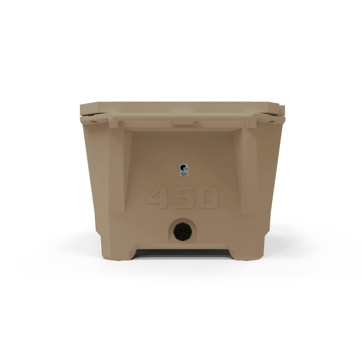 450 Cooler Grizzly | 450 qt Ice Chest Durable Rotomolded Insulated | Made in USA | Warranty for Life | for Cold Plunge Ice Bath Camping Fishing Hunting | G450 | Tan