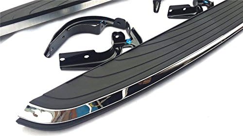 Aluminum Black Horse OEM Replica Running Boards Compatible with 2016-2022 Honda Pilot/ 2014-2020 Acura MDX