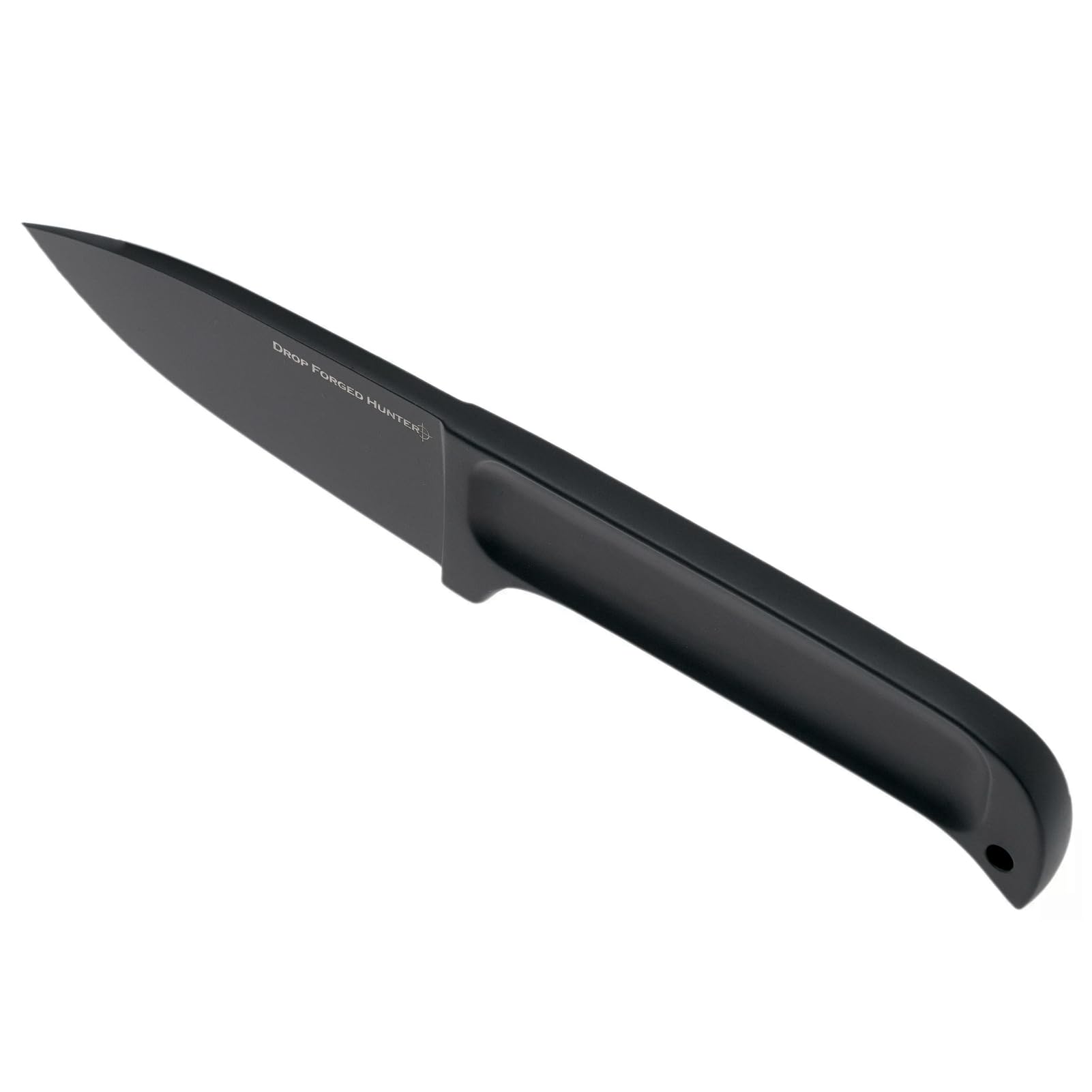 Cold Steel 4" Drop Forged Hunter High-Carbon Steel Drop Point Fixed Blade Multi-Purpose Outdoor Game Hunting Utility Knife, 4-5/8" Handle, Weather-Resistant Secure-Ex Sheath