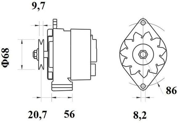 Alternator Mahle - MG396