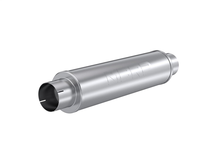 MBRP Quiet Tone Universal Muffler 4in Inlet/Outlet 24in Body 6in Dia 30in Overall T304