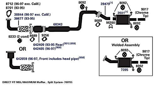 Exhaust Gasket AP Exhaust 8712